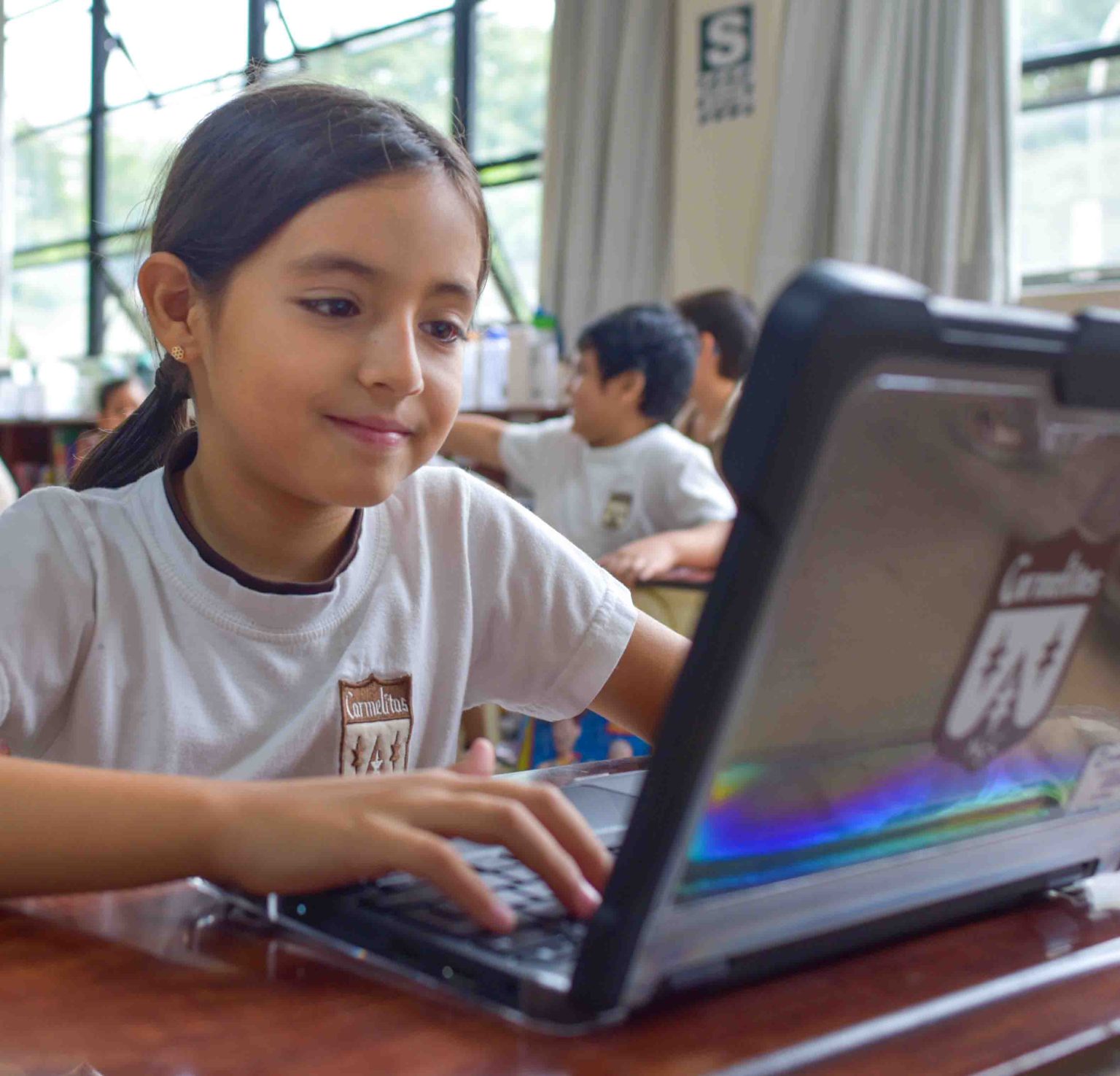 Chromebooks are issued to Elementary students Carmelitas